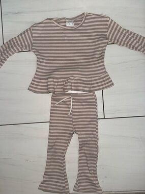 Zara stripe outfit